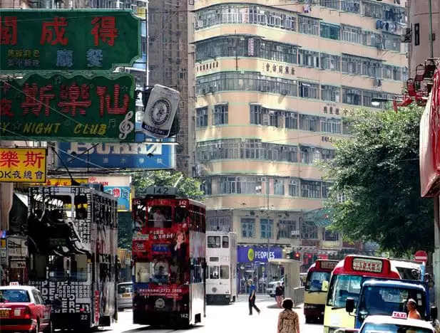 City scape of Wan Chai