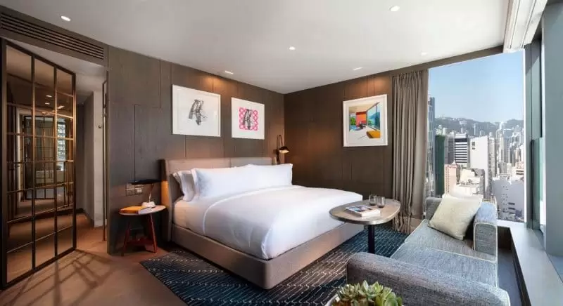 The Hari Hong Kong bedroom