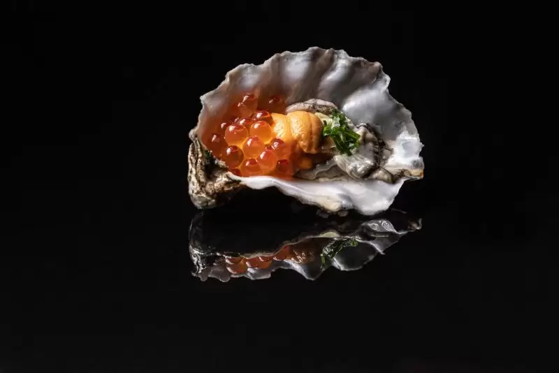 Oysters and Ikura
