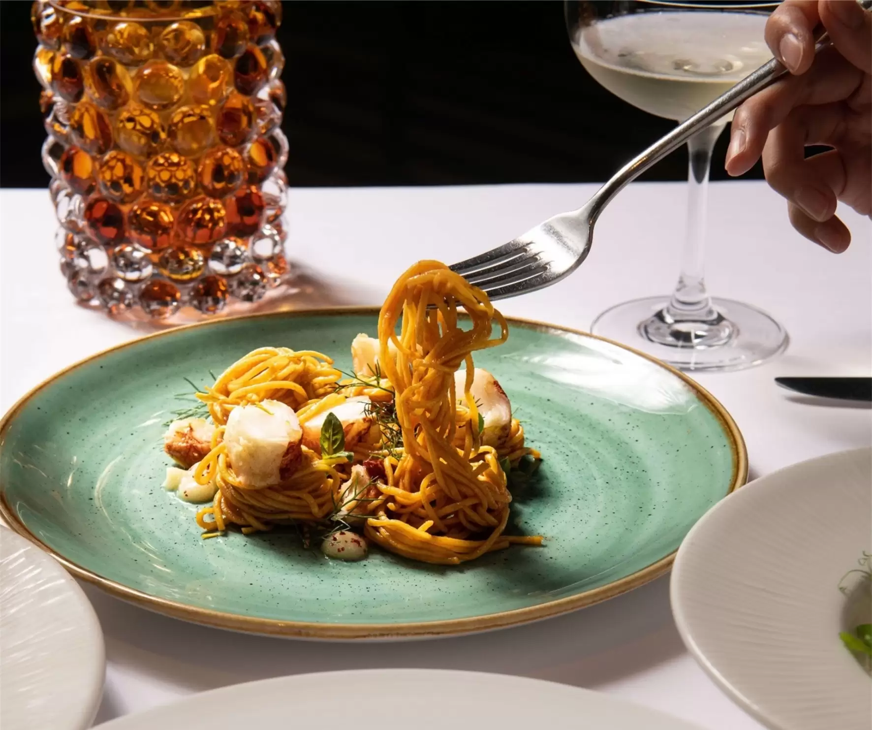 Lobster Spaghetti at Lucciola | The Hari Hong Kong