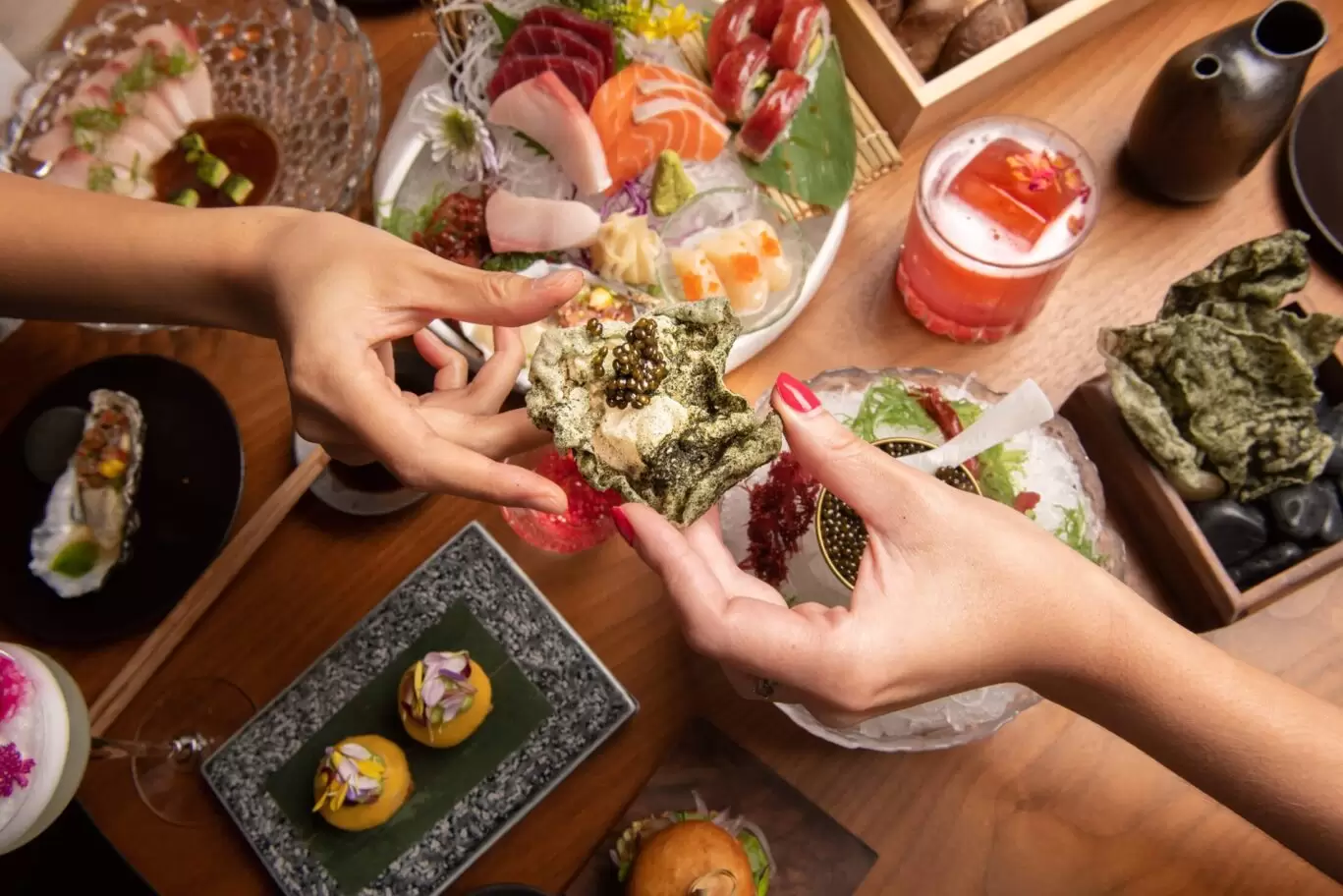 Caviar at Zoku's Festive Brunch | The Hari Hong Kong