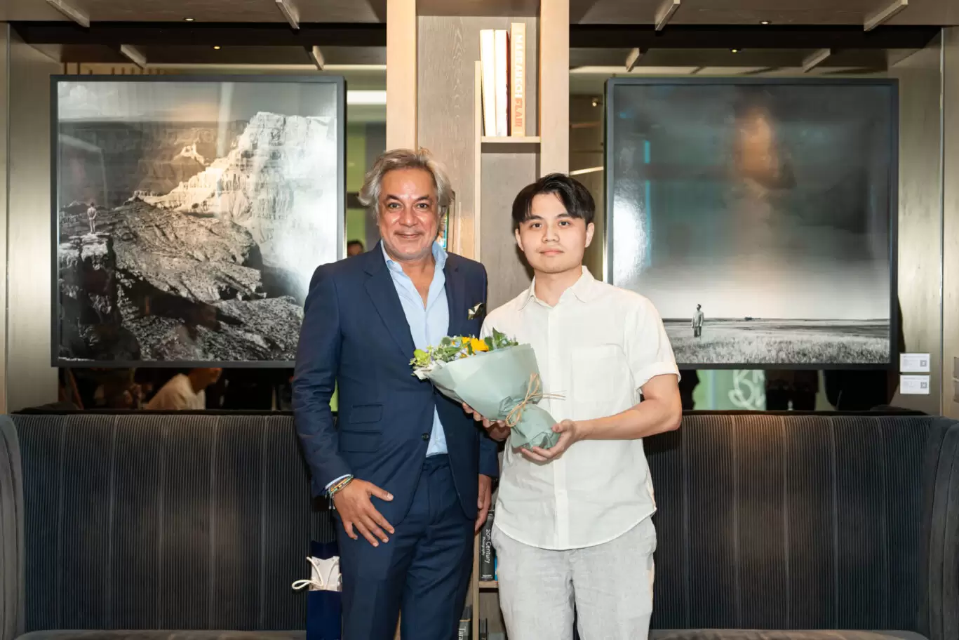 Jacky Tao with Dr. Aron