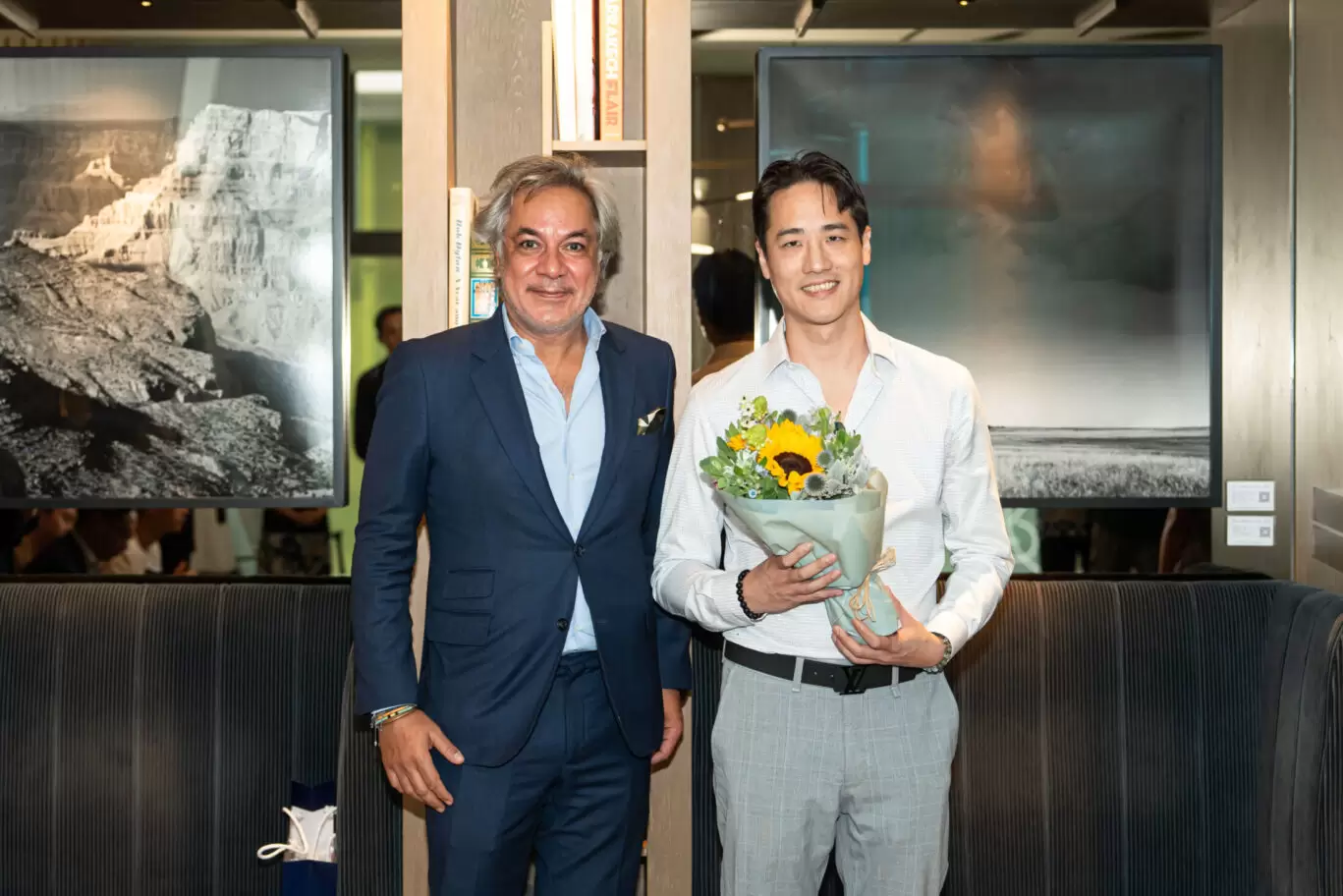 Jason Ho with Dr. Aron