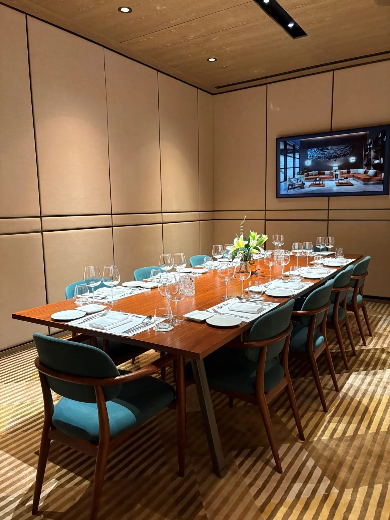 The Boardroom with setting