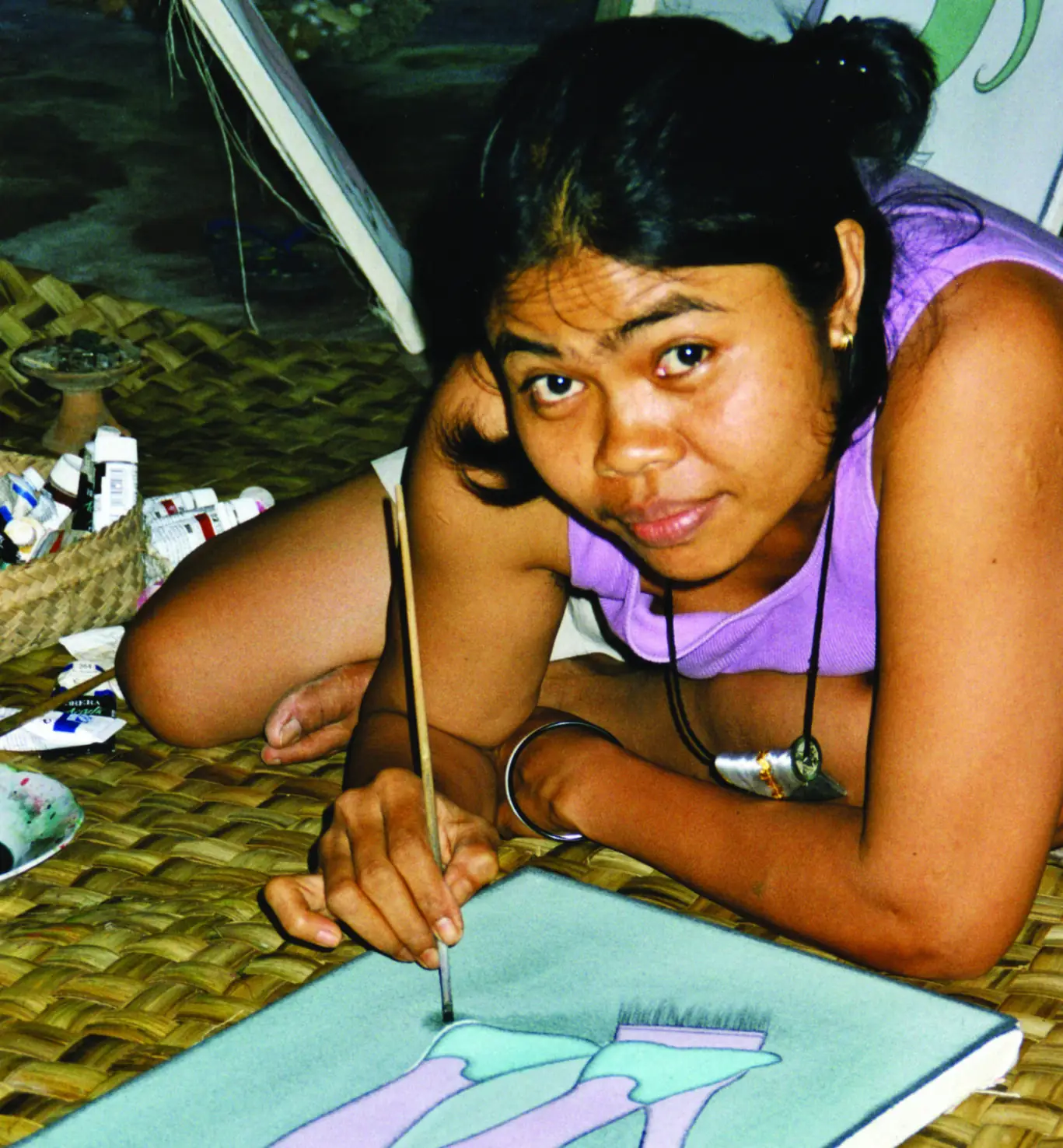 I Gusti Ayu Kadek Murniasih – Artist Portrait. Image Courtesy of Estate of I Gusti Ayu Kadek Murniasih and Gajah Gallery