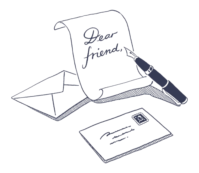 Graphic of letter