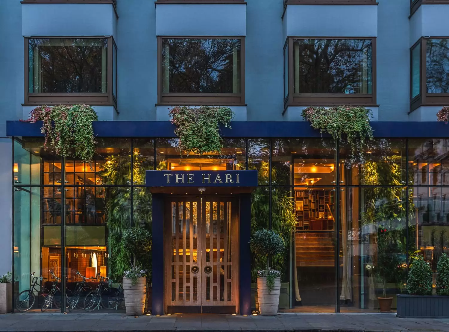 The Hari Hotel's front doors