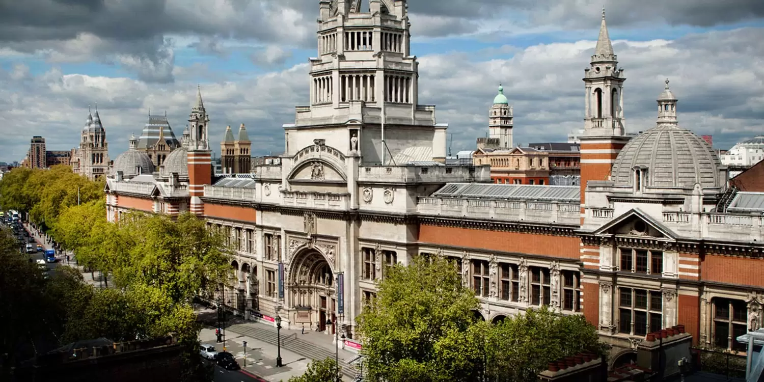 The exterior of The V&A Museum