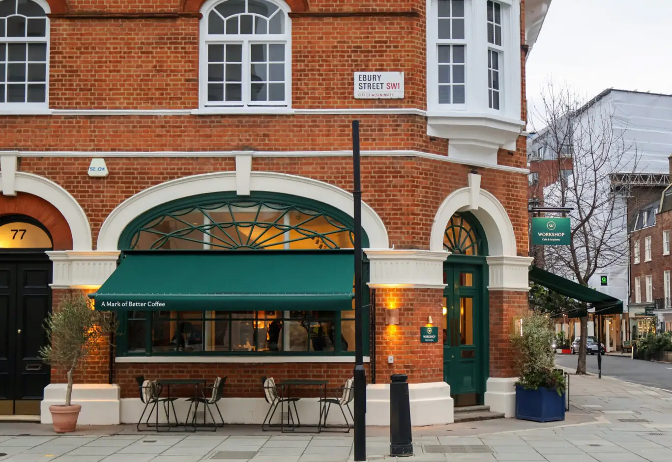 Workshop Café and Academy Entrance