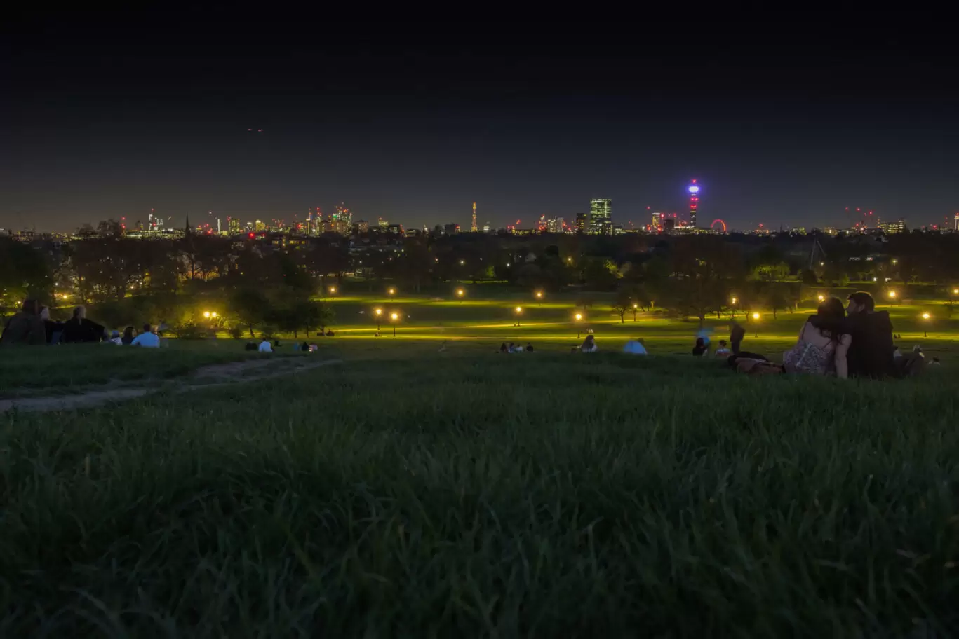 Primrose Hill by night