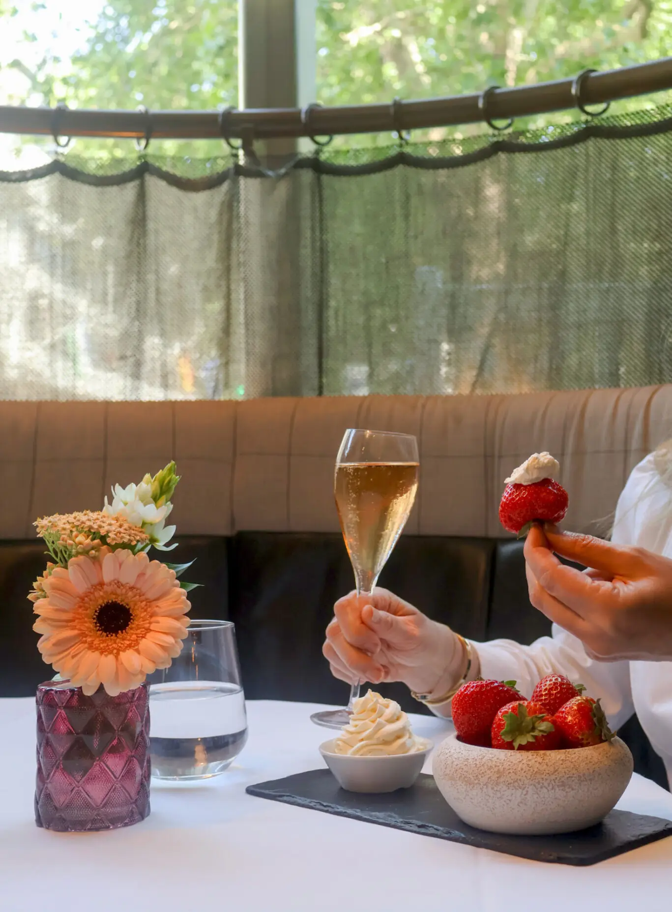 Strawberries & Cream in il Pampero, Wimbledon