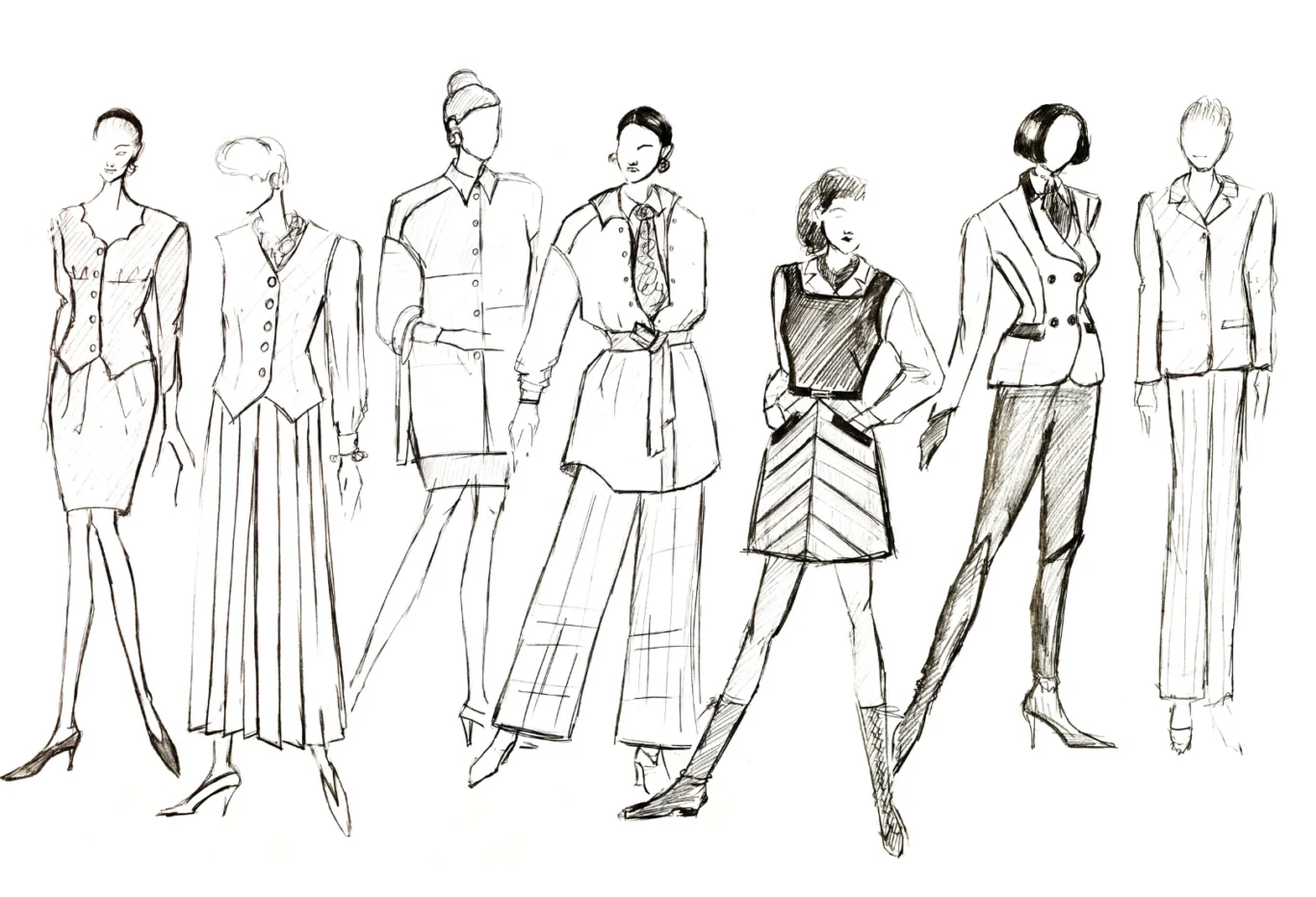 Layouts of Female Clothes – By vvoevale