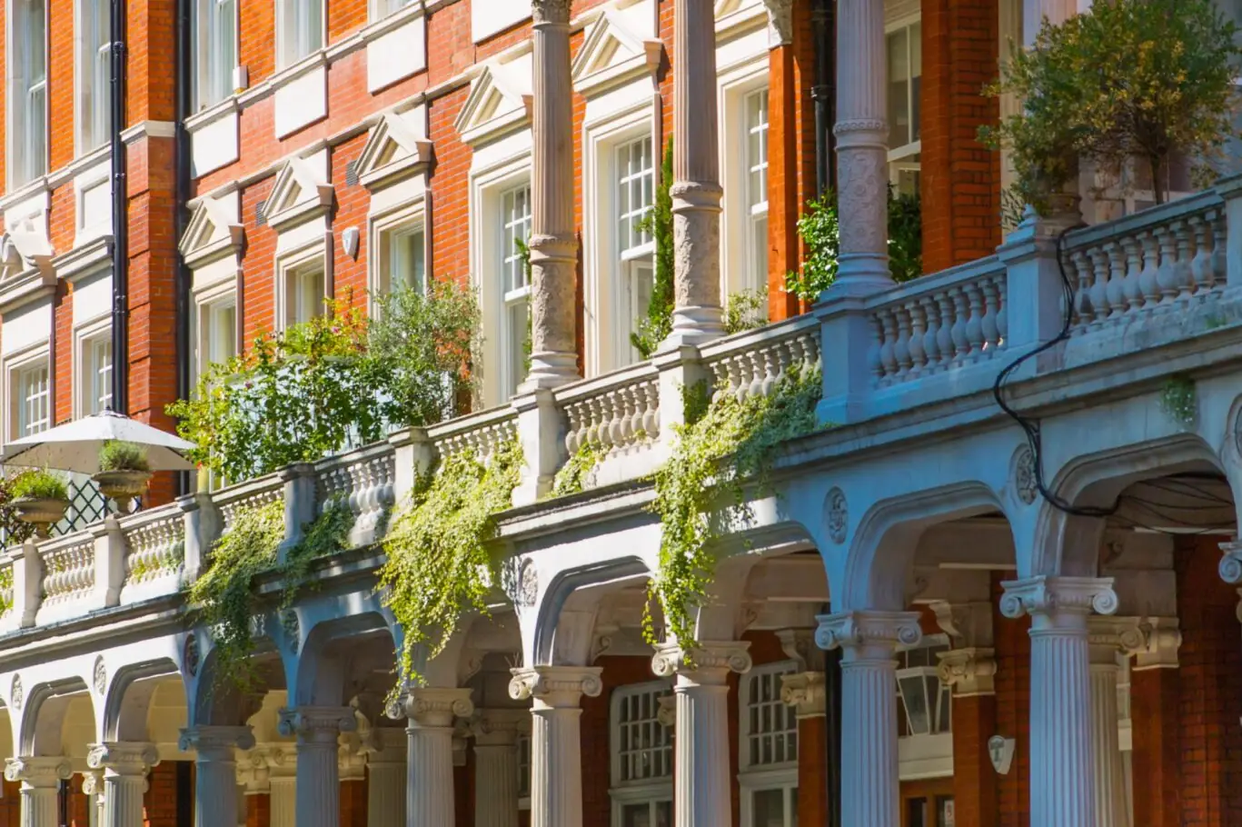Beautiful architecture in the Belgravia area